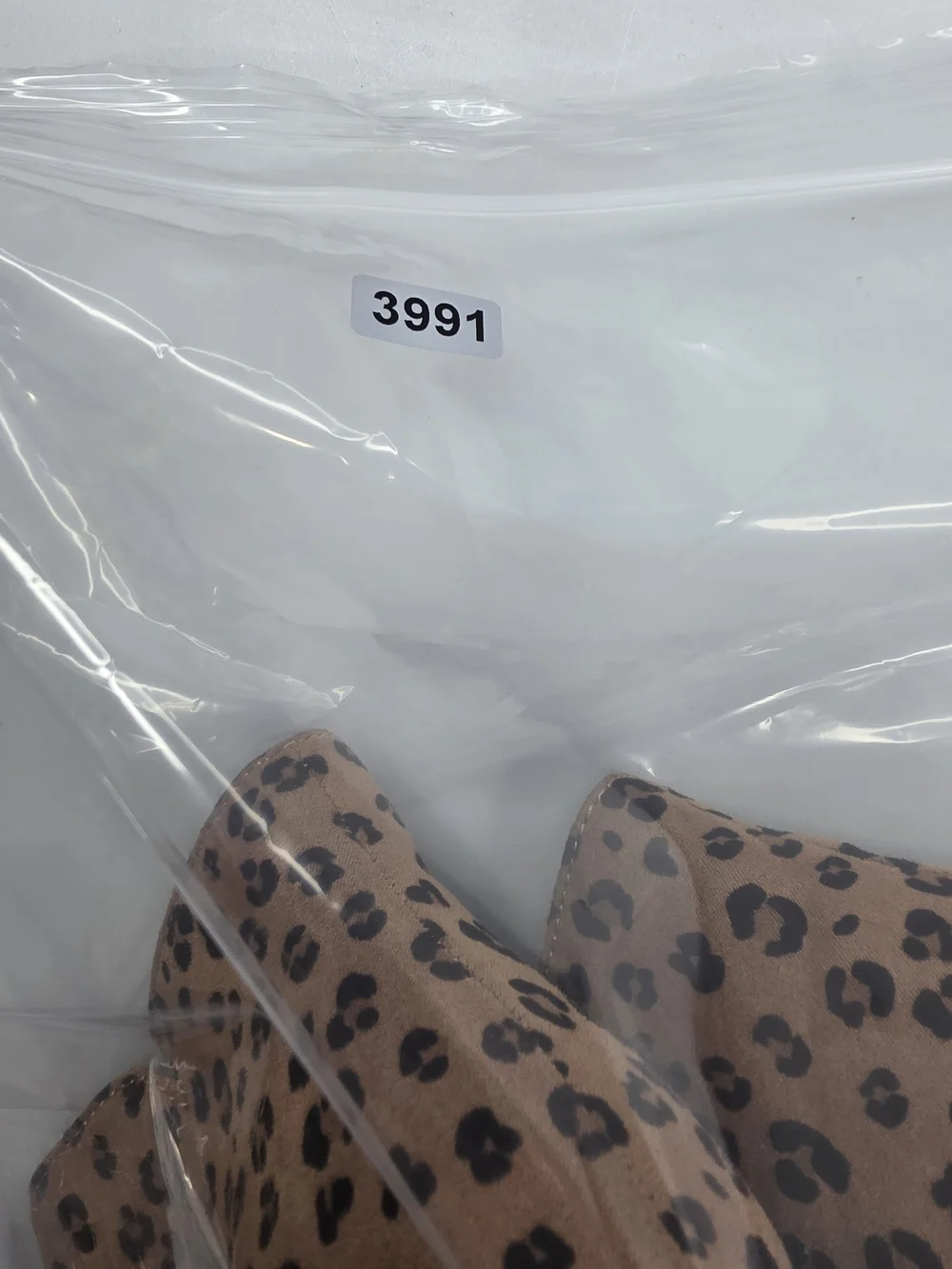 NWT Girls' Opal Leopard Print Zipper Booties Brown Size 4 Cat & Jack 3991-